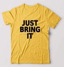 Load image into Gallery viewer, Just Bring IT T-Shirt for Men-Golden yellow-Ektarfa.online
