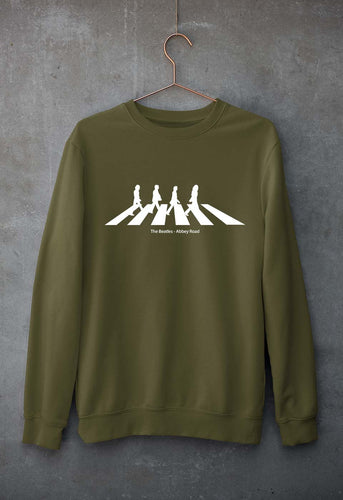 Beatles Unisex Sweatshirt for Men/Women-Olive Green-Ektarfa.online