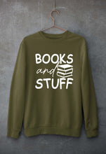 Load image into Gallery viewer, Books Unisex Sweatshirt for Men/Women-Olive Green-Ektarfa.online
