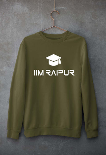 IIM Raipur Unisex Sweatshirt for Men/Women-Olive Green-Ektarfa.online