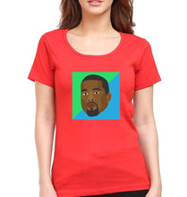 Load image into Gallery viewer, Kanye West T-Shirt for Women-Red-Ektarfa.online
