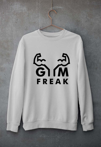 Gym Unisex Sweatshirt for Men/Women-Grey Melange-Ektarfa.online