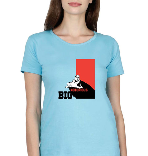The Notorious B.I.G T-Shirt for Women-SkyBlue-Ektarfa.online