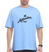 Load image into Gallery viewer, Ron-Matusalem Oversized T-Shirt for Men-Baby Blue-Ektarfa.online
