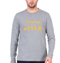 Load image into Gallery viewer, Cycling Full Sleeves T-Shirt for Men-Grey Melange-Ektarfa.online
