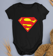 Load image into Gallery viewer, Superman Kids Romper For Baby Boy/Girl-0-5 Months(18 Inches)-Black-Ektarfa.online
