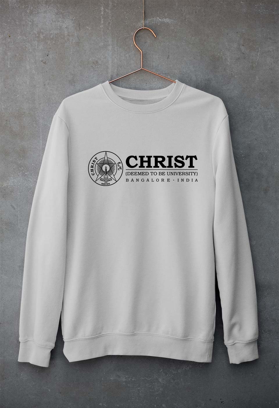 Christ Unisex Sweatshirt for Men/Women-Grey Melange-Ektarfa.online