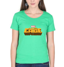 Load image into Gallery viewer, Luke Cage T-Shirt for Women-flag green-Ektarfa.online
