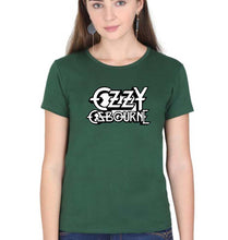 Load image into Gallery viewer, Ozzy Osbourne T-Shirt for Women-Dark Green-Ektarfa.online

