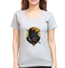 Load image into Gallery viewer, Hip Hop Gorilla T-Shirt for Women-Grey Melange-Ektarfa.online
