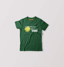 Load image into Gallery viewer, Tennis Kids T-Shirt for Boy/Girl-Dark Green-Ektarfa.online
