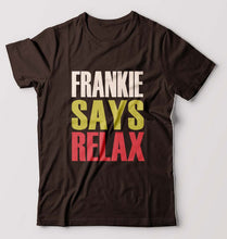 Load image into Gallery viewer, Frankie Says Relax Friends T-Shirt for Men-Coffee Brown-Ektarfa.online

