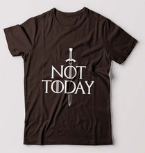 Load image into Gallery viewer, Not Today (GOT) T-Shirt for Men-Coffee Brown-Ektarfa.online
