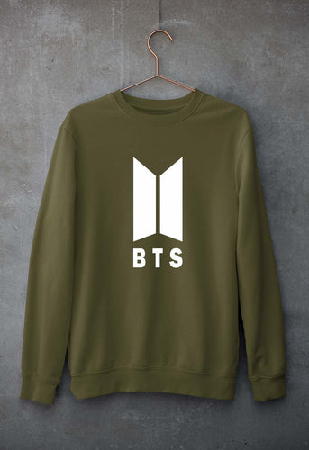 BTS Unisex Sweatshirt for Men/Women-Olive Green-Ektarfa.online