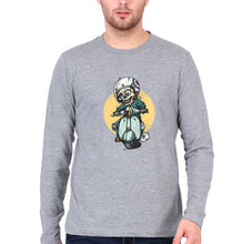 Load image into Gallery viewer, Skull Full Sleeves T-Shirt for Men-GREY-Ektarfa.online
