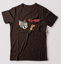 Load image into Gallery viewer, Tom and Jerry T-Shirt for Men-Coffee Brown-Ektarfa.online
