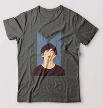 Load image into Gallery viewer, V-BTS(K-Pop) T-Shirt for Men-Charcoal-Ektarfa.online

