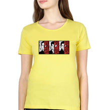 Load image into Gallery viewer, Spiderman Superhero T-Shirt for Women-Yellow-Ektarfa.online
