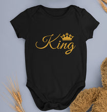 Load image into Gallery viewer, King Kids Romper For Baby Boy/Girl-Black-Ektarfa.online

