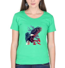 Load image into Gallery viewer, Eagle T-Shirt for Women-flag green-Ektarfa.online
