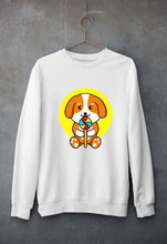 Load image into Gallery viewer, Puppy Unisex Sweatshirt for Men/Women-White-Ektarfa.online

