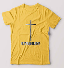 Load image into Gallery viewer, The Weeknd T-Shirt for Men-Golden Yellow-Ektarfa.online
