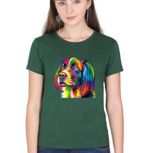 Load image into Gallery viewer, Eagle T-Shirt for Women-Dark Green-Ektarfa.online

