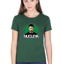 Load image into Gallery viewer, Nucleya T-Shirt for Women-Dark Green-Ektarfa.online
