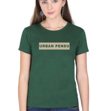 Load image into Gallery viewer, Urban Pendu T-Shirt for Women-Dark Green-Ektarfa.online

