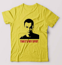 Load image into Gallery viewer, Sheldon Cooper That&#39;s My Spot T-Shirt for Men-Yellow-Ektarfa.online
