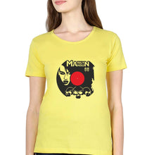 Load image into Gallery viewer, Marilyn Manson T-Shirt for Women-Yellow-Ektarfa.online
