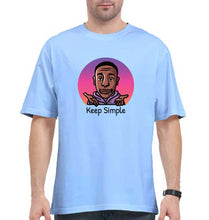 Load image into Gallery viewer, Khaby Lame Oversized T-Shirt for Men-Baby Blue-Ektarfa.online
