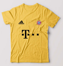 Load image into Gallery viewer, FC Bayern Munich 2021-22 T-Shirt for Men-Golden Yellow-Ektarfa.online
