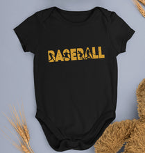 Load image into Gallery viewer, Baseball Kids Romper Kids Romper For Baby Boy/Girl-0-5 Months(18 Inches)-Black-Ektarfa.online
