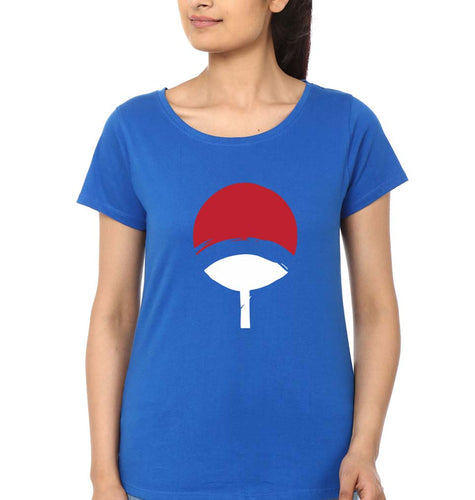 Uchiha clan T-Shirt for Women-Royal Blue-Ektarfa.online