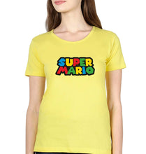 Load image into Gallery viewer, Super Mario T-Shirt for Women-Yellow-Ektarfa.online

