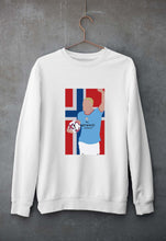 Load image into Gallery viewer, Erling Haaland Unisex Sweatshirt for Men/Women-White-Ektarfa.online
