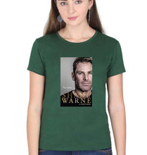 Load image into Gallery viewer, Shane Warne T-Shirt for Women-Dark Green-Ektarfa.online
