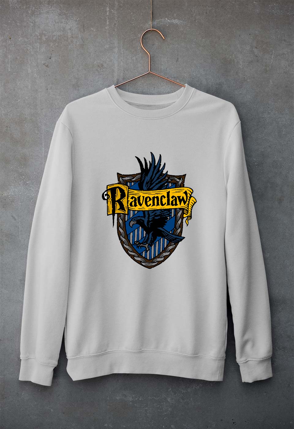 Ravenclaw Harry Potter Unisex Sweatshirt for Men/Women-Grey Melange-Ektarfa.online