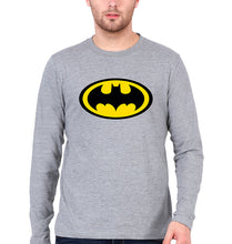 Load image into Gallery viewer, Batman Full Sleeves T-Shirt for Men-Grey Melange-Ektarfa.online
