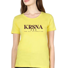 Load image into Gallery viewer, Krsna T-Shirt for Women-Yellow-Ektarfa.online
