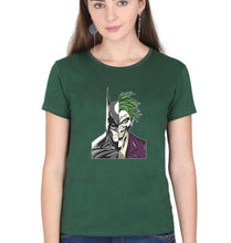 Load image into Gallery viewer, Batman Joker T-Shirt for Women-Dark Green-Ektarfa.online
