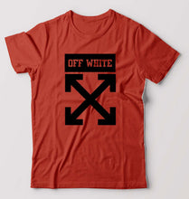 Load image into Gallery viewer, Off White T-Shirt for Men-Orange-Ektarfa.online
