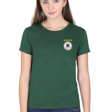 Load image into Gallery viewer, Germany Football T-Shirt for Women-Dark Green-Ektarfa.online
