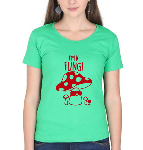Mushroom T-Shirt for Women-flag green-Ektarfa.online