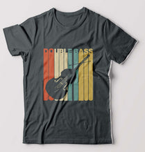 Load image into Gallery viewer, Double Bass Violin T-Shirt for Men-Steel grey-Ektarfa.online
