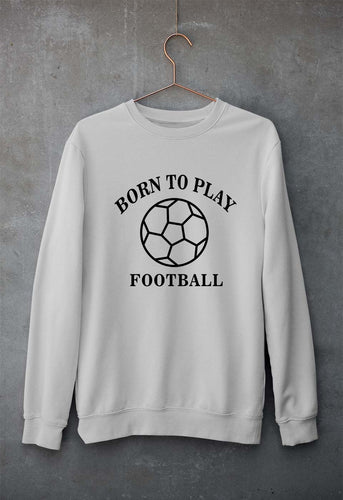 Play Football Unisex Sweatshirt for Men/Women-Grey Melange-Ektarfa.online