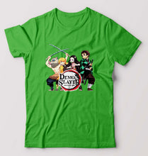 Load image into Gallery viewer, Demon Slayer T-Shirt for Men-flag green-Ektarfa.online
