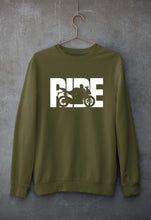 Load image into Gallery viewer, Ride Superbike Unisex Sweatshirt for Men/Women-Olive Green-Ektarfa.online
