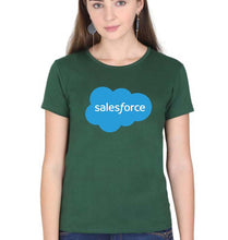 Load image into Gallery viewer, Salesforce T-Shirt for Women-Dark Green-Ektarfa.online
